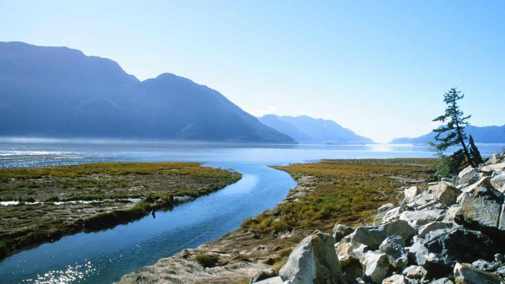 River and mountains on Nisga'a Nation territory